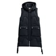 thumbnail image 5 of Womens Jackets With Hood Packable Long Womens Winter Coat Warm Packable Down Jacket Full Length Down Coats For Women, 5 of 5