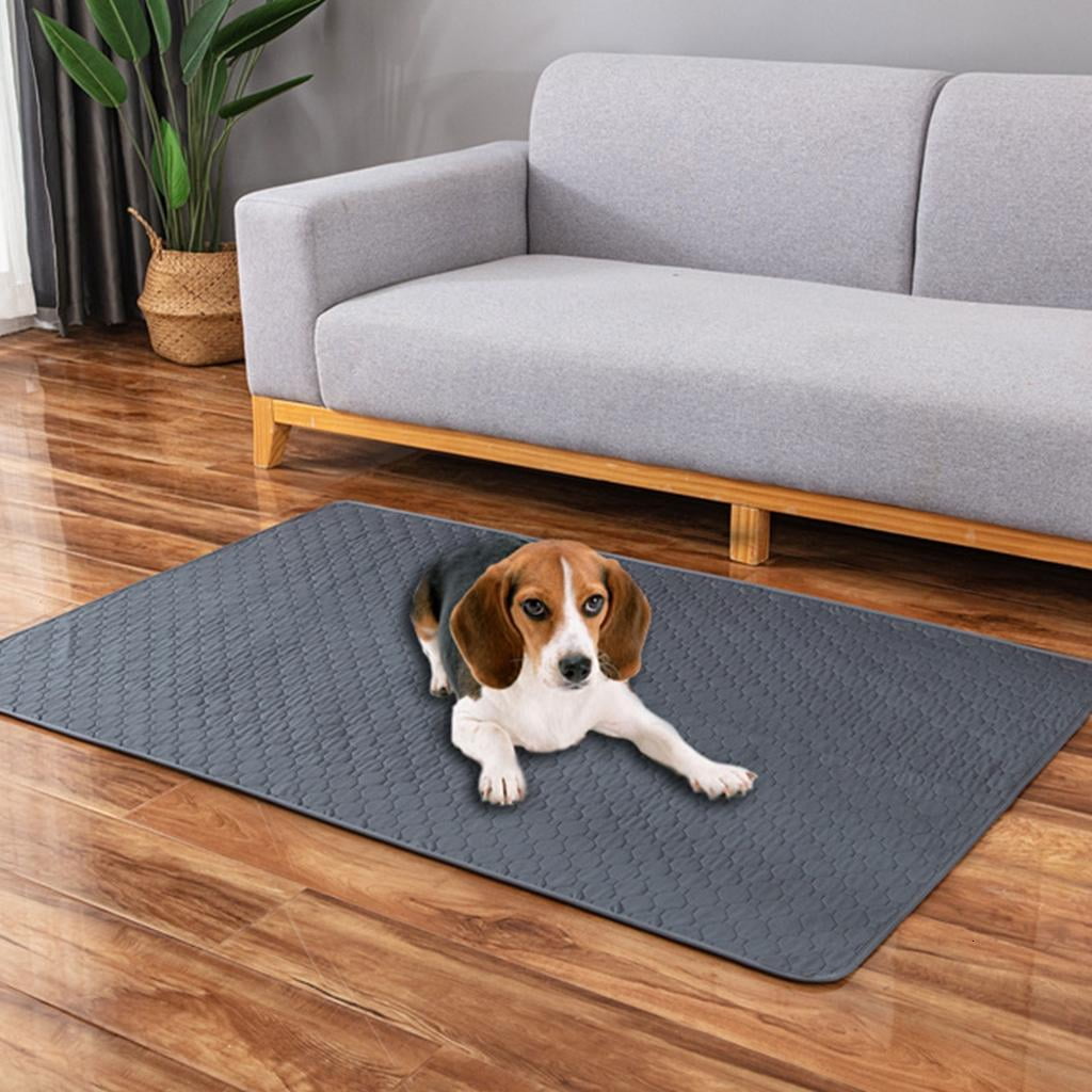 WE-POLUJ Washable Dog Pee Pads Reusable Absorbent Leak-Proof Floor Mat for Travel