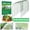 Clear Netting With Hoops, variant on 10 X 50 FT Garden Mesh Netting Kit Pest Barrier for Raised Beds, Fruit Tree Netting with 10 Sets Garden Hoops & 20 Clips for Cicadas Bird Insect, Blueberry Bush Netting Cover for Garden Protection