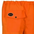 Pioneer HeavyDuty Waterproof Work Pants, Elastic Waist, High Visibility and Reflective Stripe