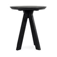 thumbnail image 3 of Pemberly Row Transitional 32" Round Mango Wood Counter Table in Black, 3 of 6