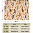 thumbnail image 3 of Sunflower Flower Throw Blankets Flannel Fleece Blanket 50"X40" For, 3 of 6