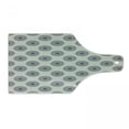 thumbnail image 1 of Oriental Cutting Board, Medallion Motif with Floral and Leafy Ornaments, Decorative Tempered Glass Cutting and Serving Board, in 3 Sizes, by Ambesonne, 1 of 2