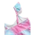 thumbnail image 5 of JBEELATE Toddler Kids Girl Unicorn Swimsuit Two Piece Bikini Tankini Sets Ruffled Bathing Suit Beach Swimwear, 5 of 5
