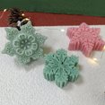 thumbnail image 3 of HEVIRGO Candle Mold Snowflake Pattern Easy to Demold Silicone DIY Chocolate Cookies Mould for Christmas, 3 of 11