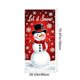 thumbnail image 3 of Cortina navideña de poliéster de 35 x 72 pulgadas con diseño de Papá Noel | Decoración festiva de pared duradera | Fácil de instalar para puerta de entrada, uso en interiores y decoración de fiestas, 3 of 6