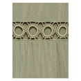 thumbnail image 6 of LASCANA Women's Flowy Flared Sleeve Dress Lace Trim, 6 of 6