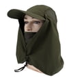 thumbnail image 3 of Gorra con Protección Solar Libre, Sombrero con Solapa de Malla de Secado para El Cuello para Mochilero Senderismo, Jardín, DYNWAVEMX Gorra de pesca con protección solar, 3 of 8