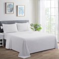 thumbnail image 1 of Marina Decoration 600 Thread Count Ultra Soft Deep Pocket Hotel Standard Solid Bedding Long Staple Percale Cotton All Season Sheet Set with Pillowcase, 1 of 7