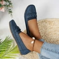 thumbnail image 6 of uvwlwu Casual Shoes for Women On Loafers Comfortable Soft Sole Color Leather Driving With Tassel Fashion Footwear For Ladies(Size:8), 6 of 8