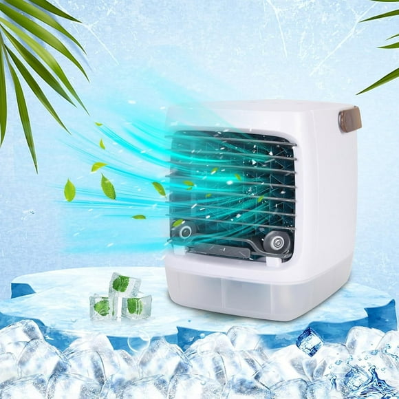 Chill Well 2.0 Portable Air Conditioner - 2.0 Portable AC, Evaporative Air Cooler Cooling Fans, Small Portable Air Conditioner with 3 Speed & 7 Led Light for Bedroom Home Room