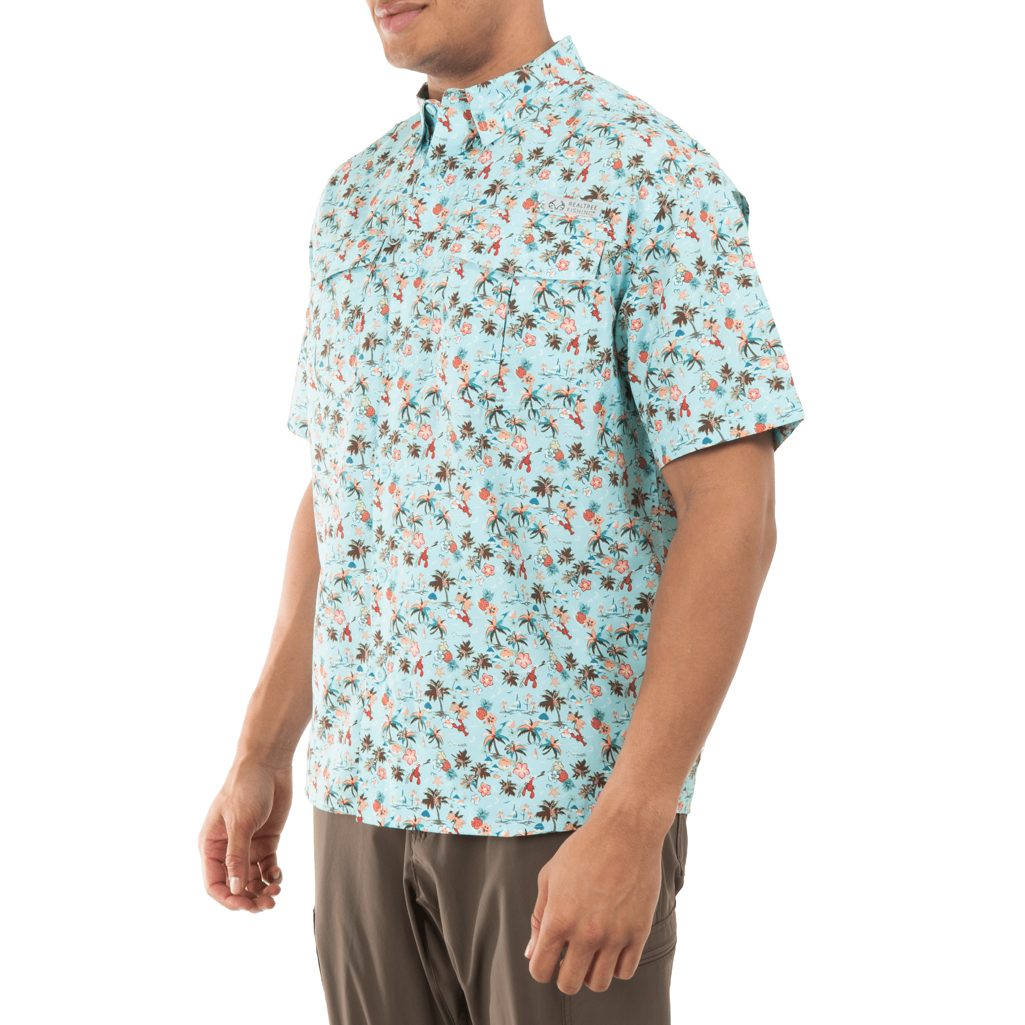 Realtree Men's Beachside Retreat 2XL Short Sleeve Guide Shirt