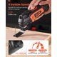 thumbnail image 3 of Herramienta oscilante VEVOR Multitool 4A con cable, 6 velocidades, 7000-19000 OPM, 3 of 9