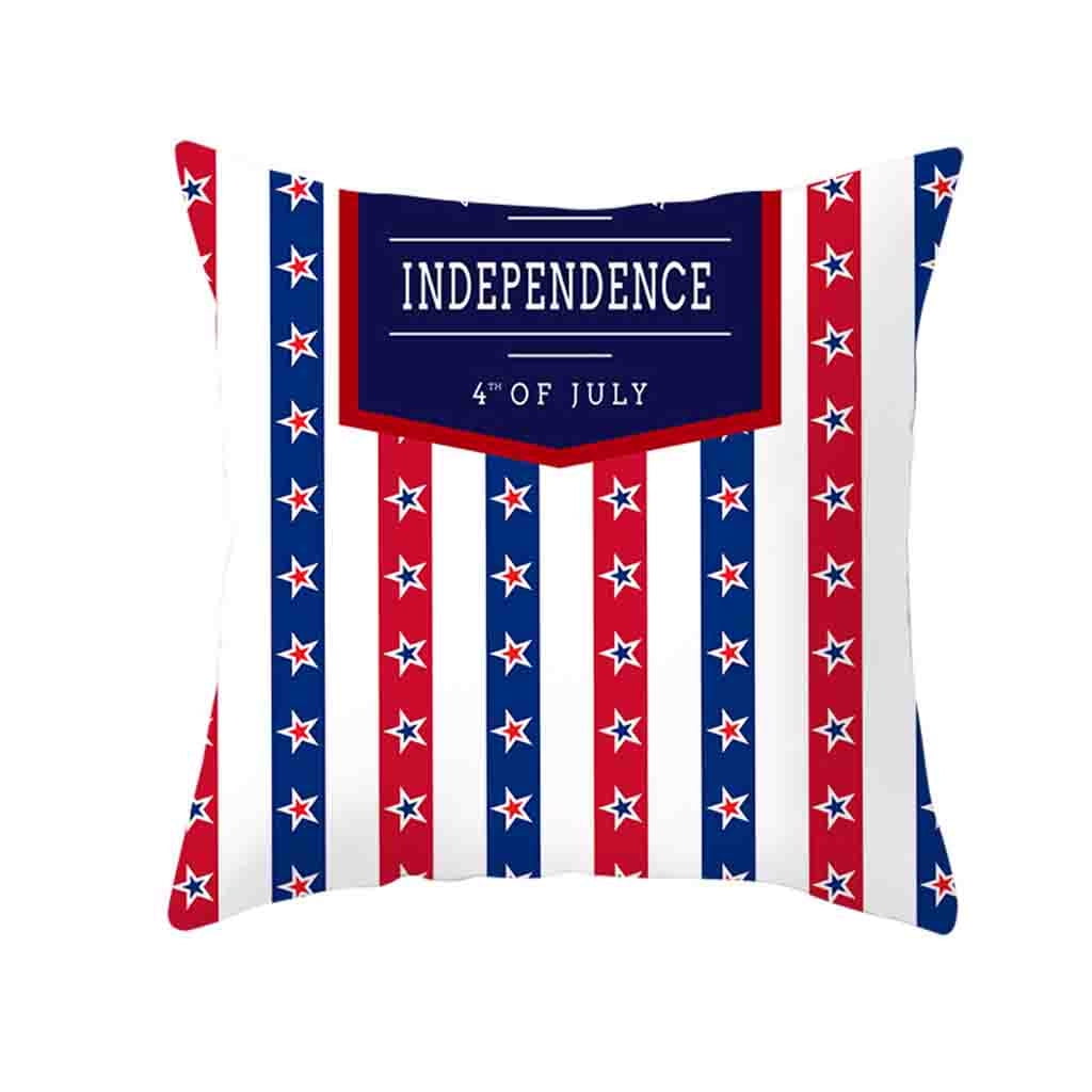 〖Follure〗Independence Day 4th Of July Pillow Cases Sofa Cushion Cover