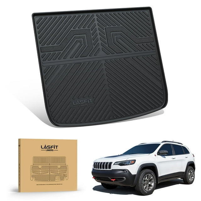Alfombrilla de maletero LASFIT para Jeep Cherokee 2015-2023 de TPE para todo tipo de clima