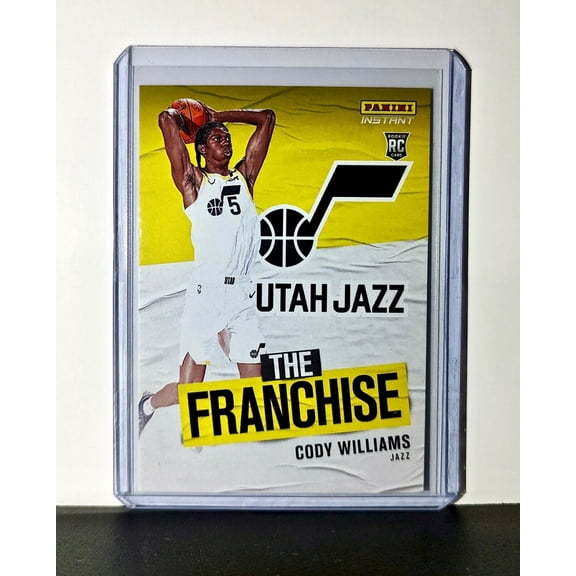 Cody Williams 2024-25 Panini The Franchise NBA #21 Rookie Card Utah Jazz 1/234