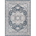 thumbnail image 2 of Well Woven Blossom Leif Vintage Medallion Blue 7'10" x 9'10" Area Rug, 2 of 8
