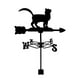 thumbnail image 3 of Adorno de veleta para techo, 75 cm de alto, estilo clásico, indicador de dirección del viento gato, 3 of 9