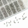 thumbnail image 5 of Glasses Repair Tool Kit 1000Pcs Glasses Screws and Nuts Assortment with Mini Screwdriver and Tweezer Screws Repair Kit, 5 of 6