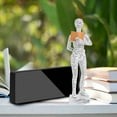 Desk Ornaments For Office Reading Woman Figurine Pulp Bookshelf Decor