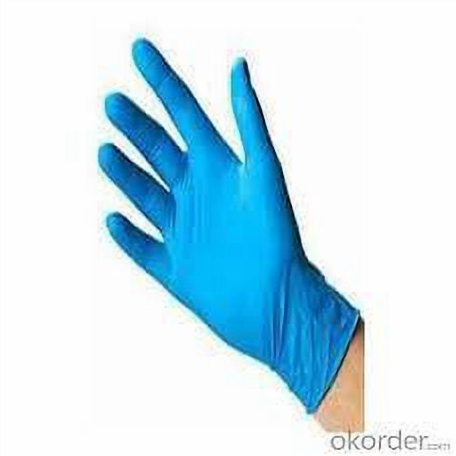 Disposable Vinyl Gloves Powder Free, Blue, Non-Medical Use (Case of 1000) - Large