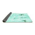 thumbnail image 2 of Ahgly Company Indoor Rectangle Abstract Turquoise Blue Modern Area Rugs, 8' x 12', 2 of 4