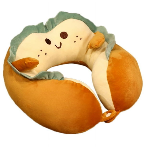 Almohada De Joroba U, Gadget Múltiple, Cómodo Y Suave Con Artesanía De Bordado Electro, Sueño Amigable Para La Piel Y Transpirable, Incluso Si Está Sentado
