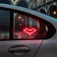 thumbnail image 2 of Solar Type-C Charging Neon Car Window Light, Tool Free Suction Mount Auto Dusk Activation Decor Lamp, Custom Ambient Accessory for Vehicle Interior Car Enthusiast Styling, 2 of 5