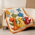 thumbnail image 4 of huayou Cute Dinosaur Blanket, Soft, Lightweight, Comfy, for Camping, Hotel, Living Room, Home Decor, 4 of 4