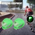 thumbnail image 2 of Ciclismo 2 linternas impermeables para manillar de bicicleta con luz LED de silicona para bicicleta (verde) Ehuebsd Para estrenar, 2 of 4