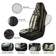 thumbnail image 6 of Binienty American Flag Front Auto Seat Covers Comfortable Decorative Vehicle Seat Covers Compatible with SUV Truck Van Sedans, 6 of 8