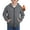 Dark Gray, variant on Boys' Zip-Up Hoodie with Pockets, Fleece-Lined Soft Cotton Jacket, 6-15Y