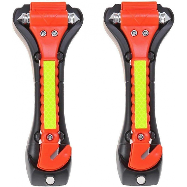 High quality brand new Escape Tool 2 Pack Compatible with Car, Auto Emergency Safety Hammer