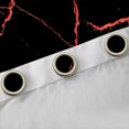 thumbnail image 4 of Manfei Marble Pattern Black Out Curtains,Modern Fluid Stripe Curtains Pack of 2 (42x63 Each),White Black Gold Bedroom Curtains For Men Women,Ultra Soft Home Decor, 4 of 6