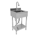 thumbnail image 5 of 22"Restaurant Kitchen Sink,Stainless Steel Sink,Free Standing Commercial Kitchen, 5 of 20