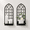 Black Classics-16.5x7 Inches, variant on Black Nostalgia 16.5x7 Inches Metal Candle Wall Sconces 2 Pack