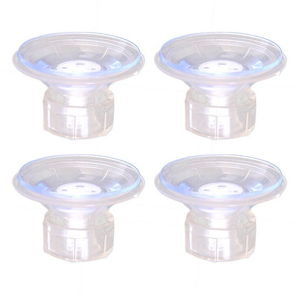 AMERTEER 4pcs Clear Plastic Suction Cup Sucker Pads with a Bolt Wall Hangers for Kitchen Office Bathroom
