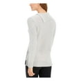 thumbnail image 2 of CHARTER CLUB Womens Gray Long Sleeve Crew Neck Sweater Petites PL, 2 of 4