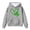 Grey, variant on IWRICH St. Patrick's Day Hoodies for Girls Shamrock Heart Hooded Sweatshirts Gift Crewneck Casual Loose Fit Tops,Size 3-14 Years White 160