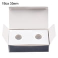 thumbnail image 1 of Mosiee New 17.5-40Mm Cardboard Coin Holder Coin Collection Cardboard New Foldable Square Cardboard Case Coin Capsules Cover Storage Box, 1 of 7
