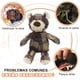 thumbnail image 3 of Oso resistente e indestructible, juguete para perros indestructible y ansioso, juguetes interactivos para perros, juguete masticable chirriante Petsboro Robust Bear para perros grandes y cachorros (az, 3 of 5