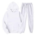 thumbnail image 2 of Kovlvoll Sweatsuits Women 2 Piece Outfit Long Sleeve Pullover Hoodies Sweatshirts Drawstring Waist Joggers Pants Fall Workout Sets, 2 of 2