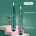 thumbnail image 2 of Portable Electric Nail Drill Machine for Acrylic Nails Manicure Pedicure Polishing Shape Tools with 30000RPM High Speed LED Display Screen Green, 2 of 7