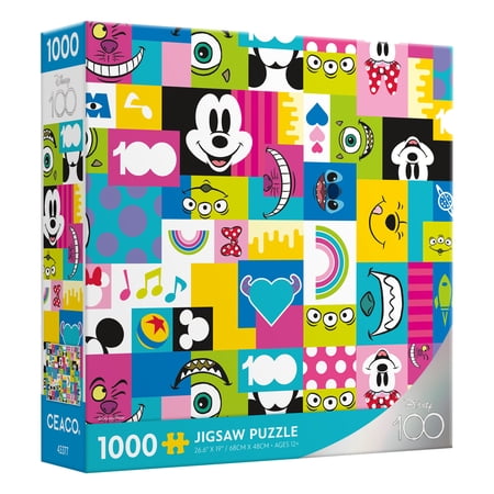 Ceaco - Disney - D100 Big Smiles - 1000 Piece Interlocking Jigsaw Puzzle