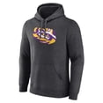 thumbnail image 2 of Men's Charcoal LSU Tigers Logo Pullover Hoodie, 2 of 3