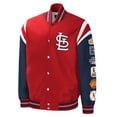 thumbnail image 2 of Men's G-III Sports by Carl Banks Red St. Louis Cardinals Title Holder Full-Snap Varsity Jacket, 2 of 3
