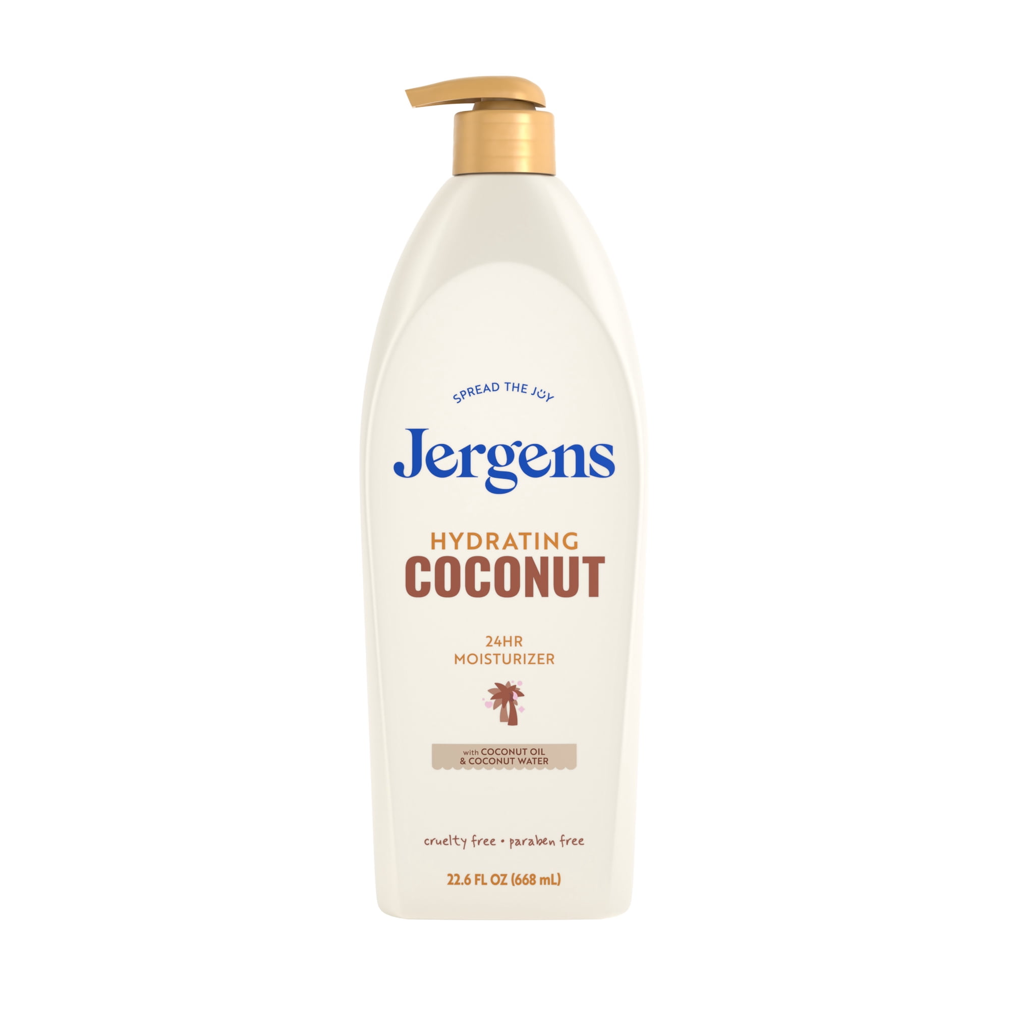Jergens Hydrating Coconut Body Lotion Moisturizer for Dry Skin - 22.6 fl oz