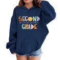 thumbnail image 4 of Ruyang Kids Girls 2nd Grade Back to School Hoodies Boys Preppy First Day of School Sweatshirts Soft Cute Pullover Hoodie, 4 of 7