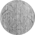 thumbnail image 1 of Ahgly Company Indoor Round Abstract Gray Contemporary Area Rugs, 5' Round, 1 of 1