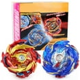 thumbnail image 4 of Burst Gyro Toys B174 Battle Spinning Top With Spark Two-way Pull Ruler Launcher Gifts For Children, 4 of 6